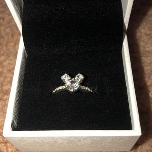 Disney Parks Swarovski crystal Mickey ring